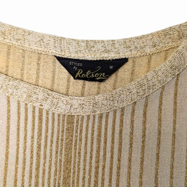 1960's Vintage Metallic Gold Top