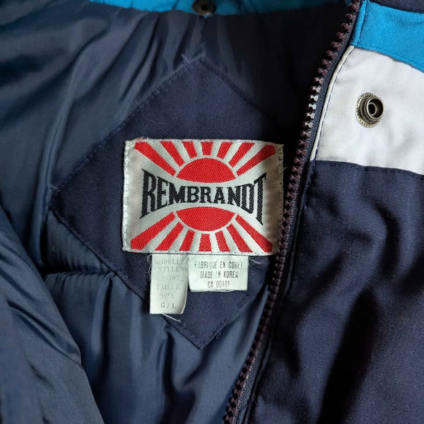 1980's Vintage Blue Ski Jacket