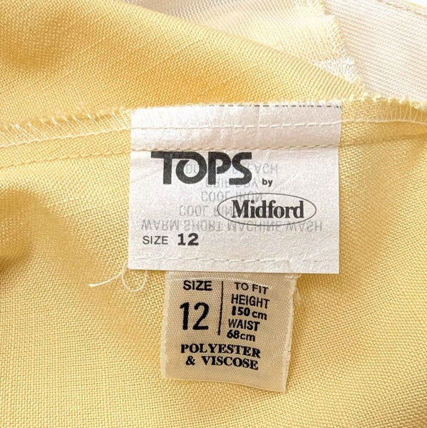 1970's Vintage Deadstock Pastel Yellow Pants