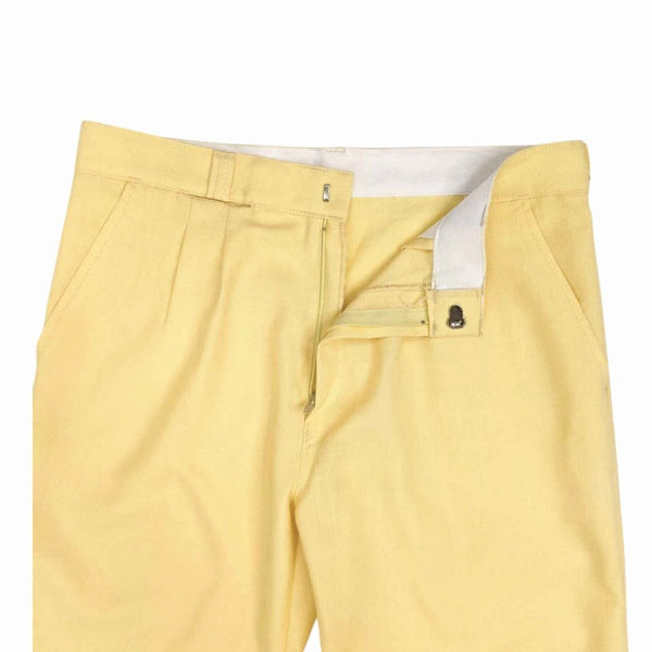 1970's Vintage Deadstock Pastel Yellow Pants