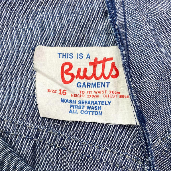 1970's Vintage Deadstock Blue Denim Flared Jeans