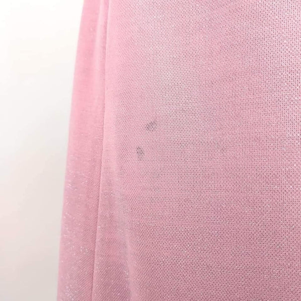 60's Vintage Pink Metallic Mod Maxi Dress Kitsch Vintage