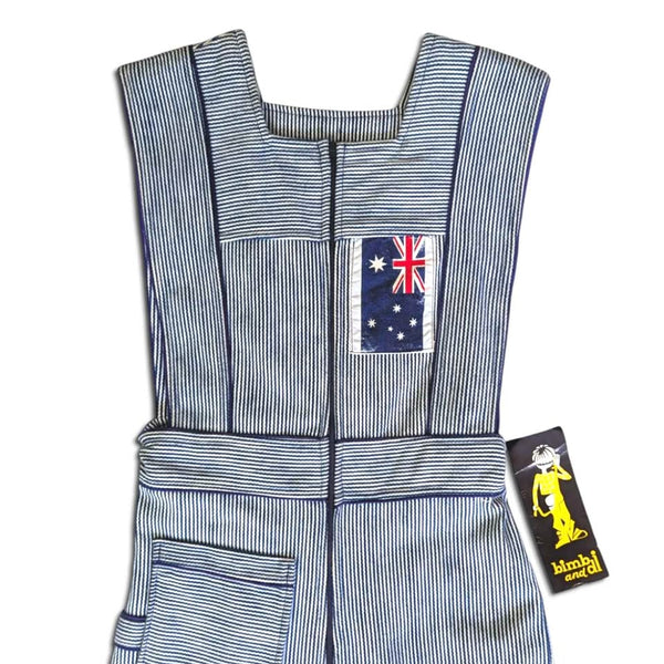 1970s Deadstock Vintage Australian Environmentalist Flared Overalls