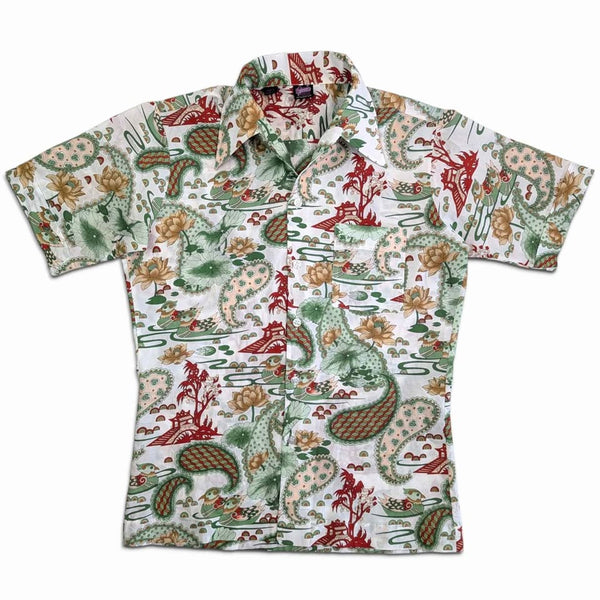 1970's Vintage Novelty Print Button Up