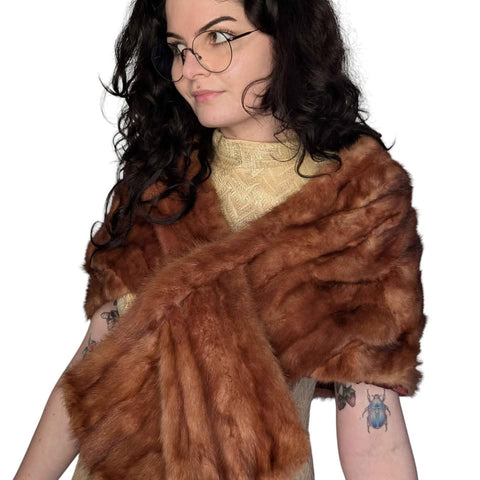 1960's Vintage Fur Shawl