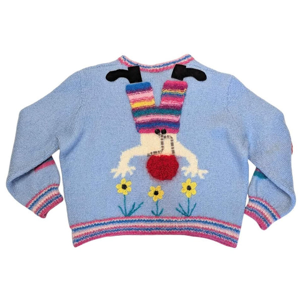 1980's Vintage Wool Novelty Clown Sweater