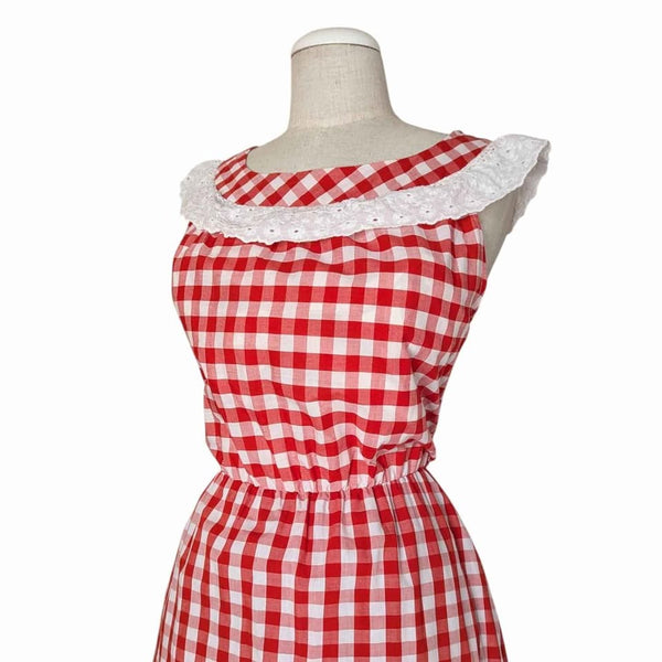 1980's Vintage Picnic Dress Set