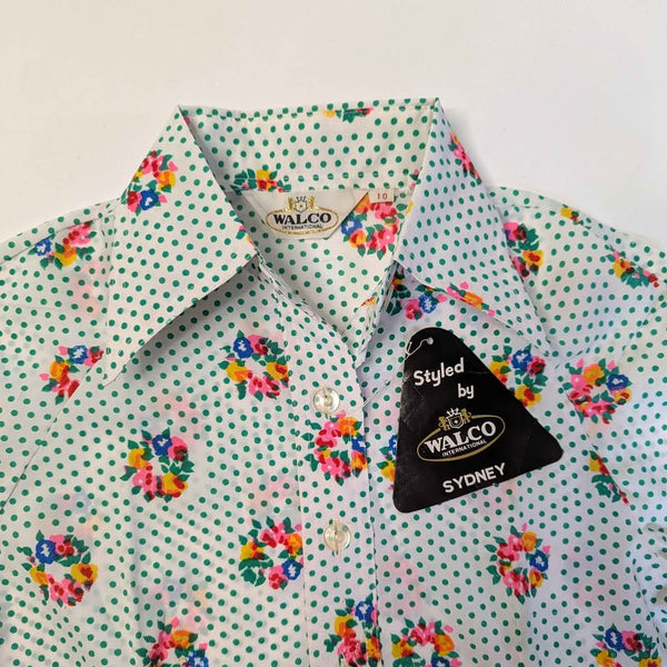 1970's Deadstock Vintage Crop Top