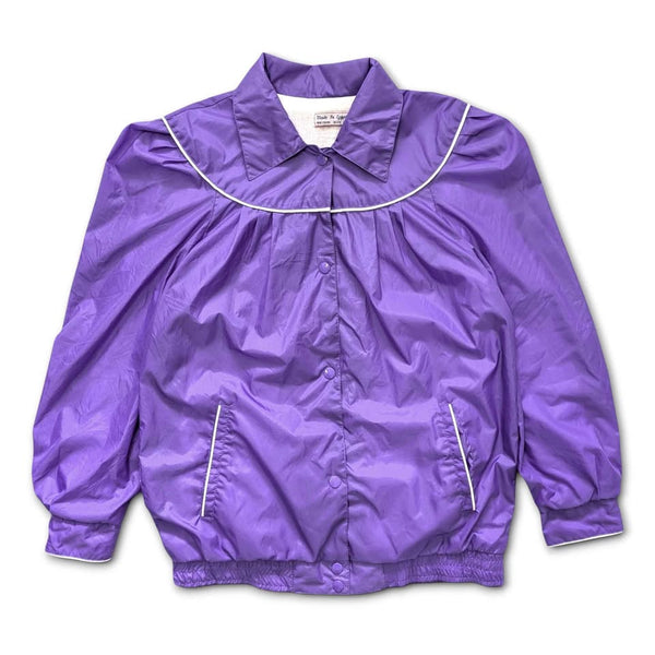 1980's Vintage Violet Windbreaker Jacket
