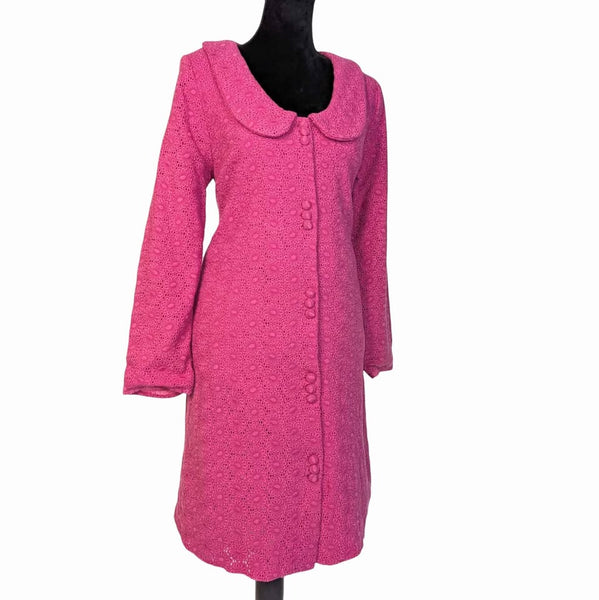 1960's Vintage Hot Pink Coat