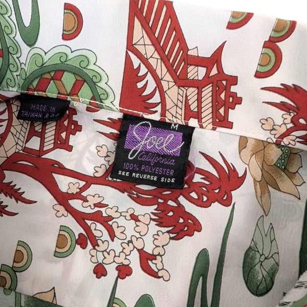 1970's Vintage Novelty Print Button Up