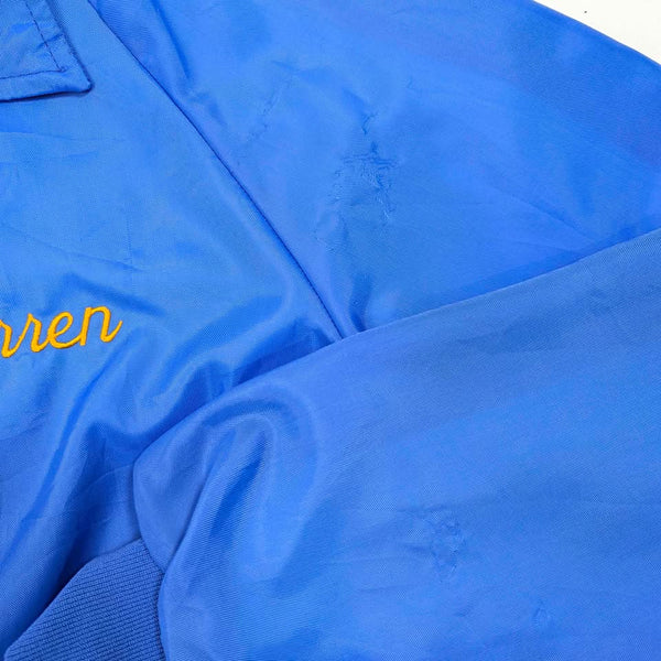 1980's Vintage Blue USA School Windbreaker Jacket