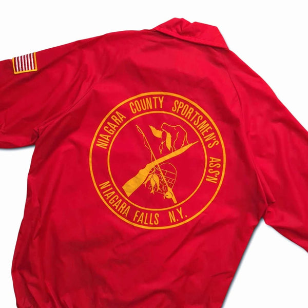 1970's Vintage Red and Yellow USA Sports Windbreaker Jacket
