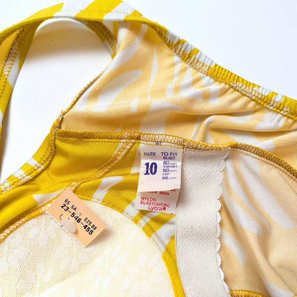 1970's Vintage Deadstock Yellow Swimsuit!