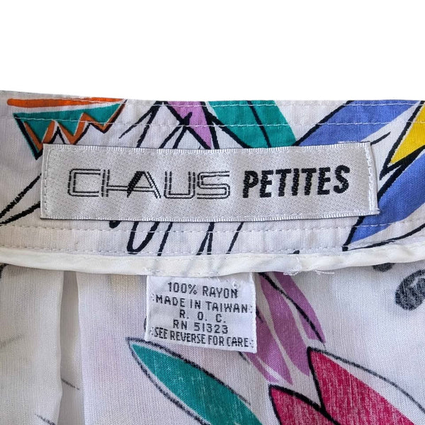 80's / 90's Vintage Multicolour Midi Skirt