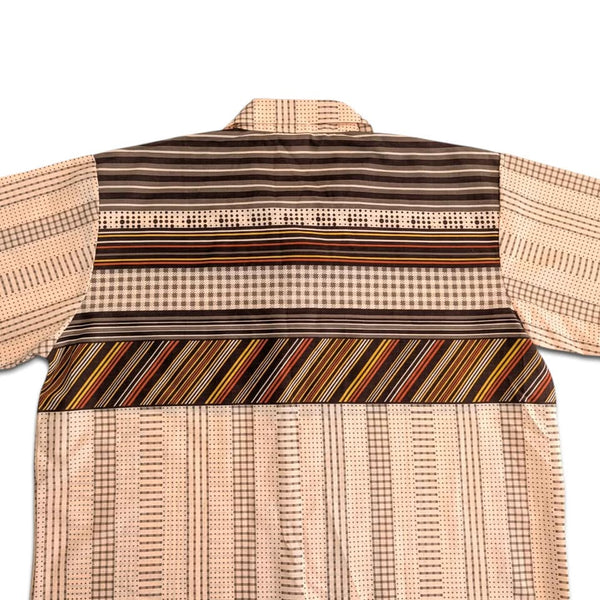 1970's Vintage Groovy Stripey Button Up Shirt