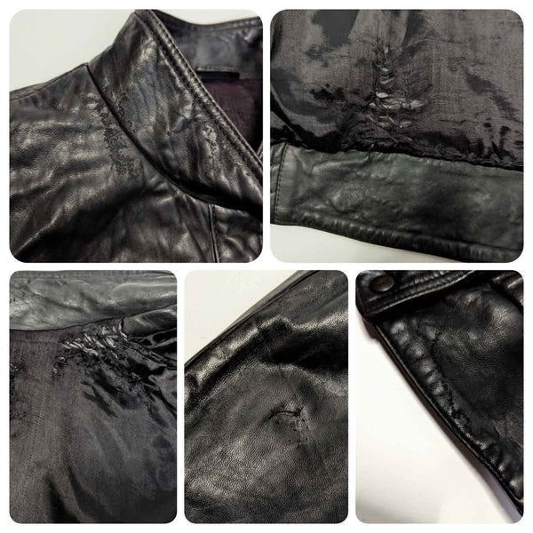 1980's Vintage Real Leather Bomber Jacket