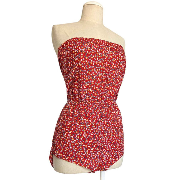 1970's Vintage Cotton Playsuit Set