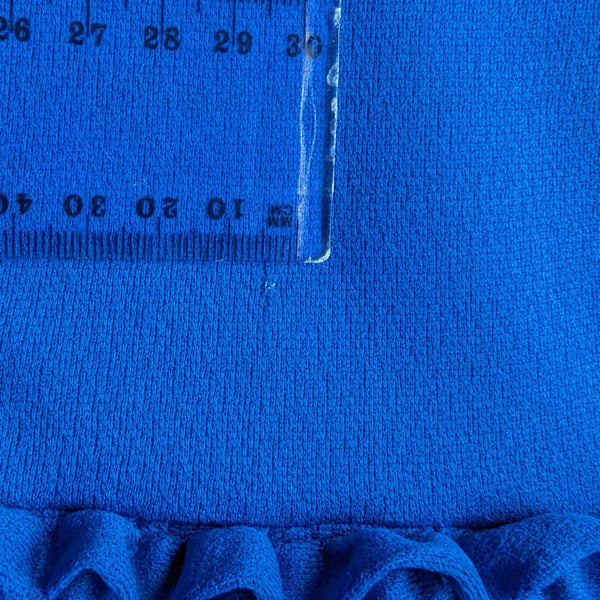 1970's Vintage Blue Midi Dress