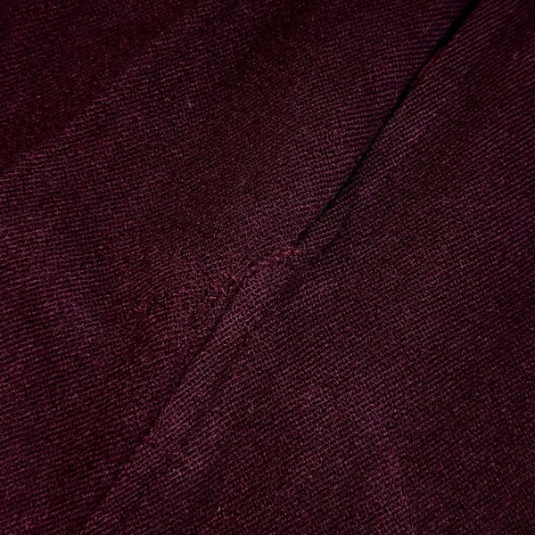 1970's Vintage Burgundy Wool Coat
