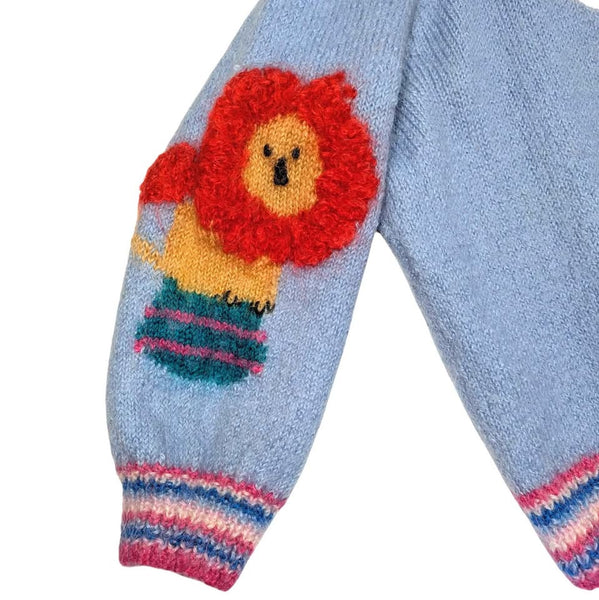 1980's Vintage Wool Novelty Clown Sweater
