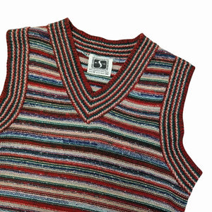 1970's Vintage Stripey Knit Vest Top