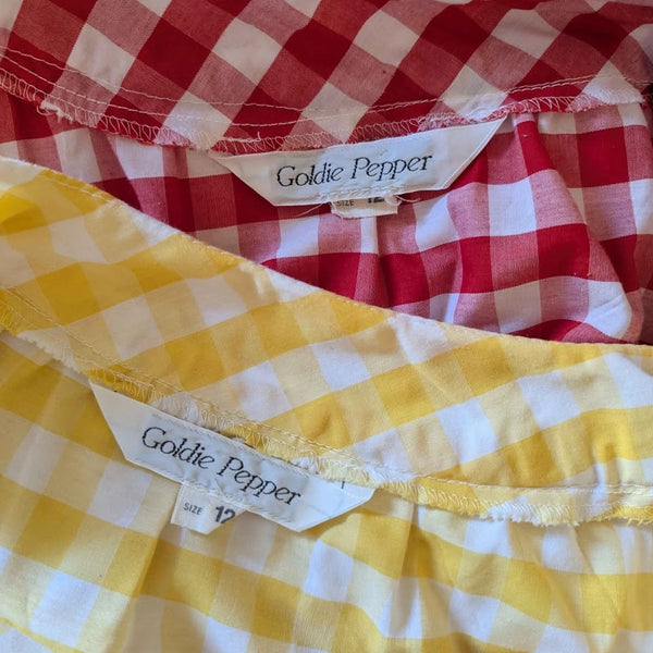 1980's Vintage Picnic Dress Set