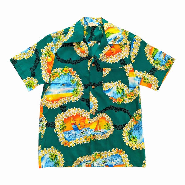 1970's Vintage Men's Hawaiian Button Up Shirt