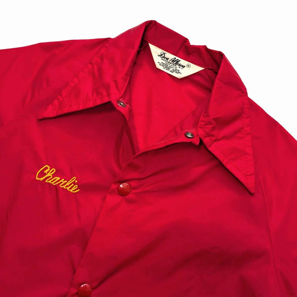 1970's Vintage Red and Yellow USA Sports Windbreaker Jacket