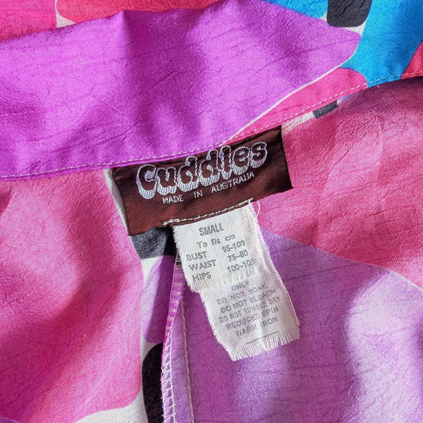 1980s Vintage Colourful Abstract Shirt