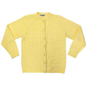 1960's Vintage Pastel Yellow Cardigan