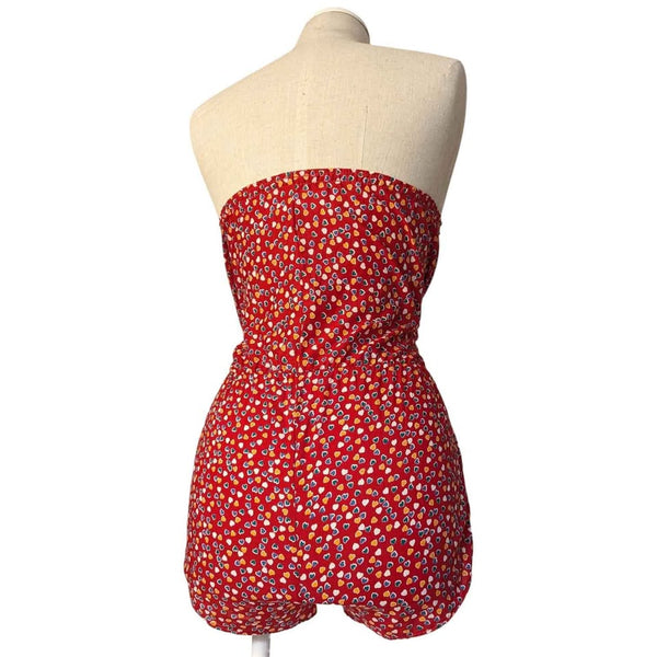 1970's Vintage Cotton Playsuit Set