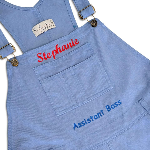 1990's Vintage "Assistant Boss" Denim Overalls