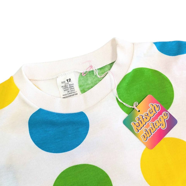 1980's Vintage Polka Dot Top