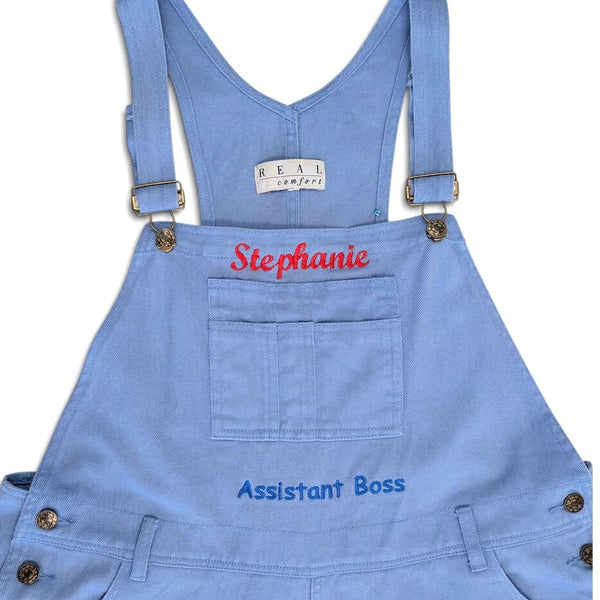1990's Vintage "Assistant Boss" Denim Overalls