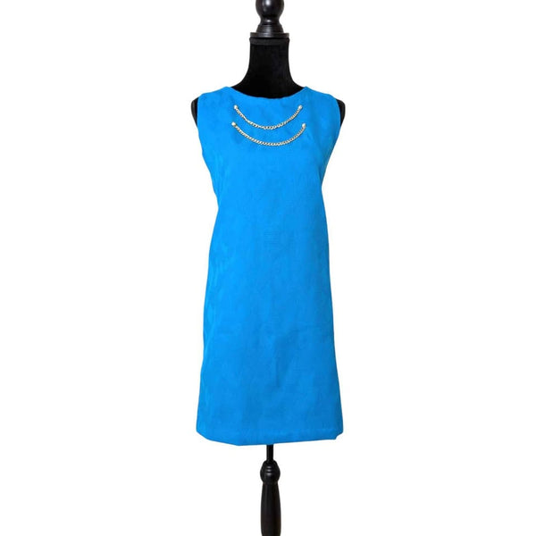 1960's Vintage Blue Mod Mini Dress