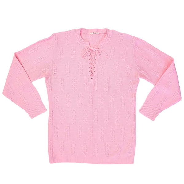 60's / 70's Vintage Pink Knit Sweater