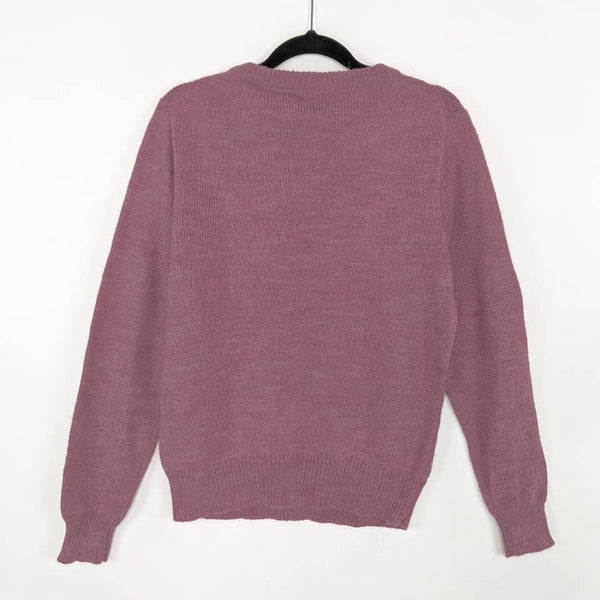 70's Vintage Mauve Sweater kitsch-vintage.myshopify.com