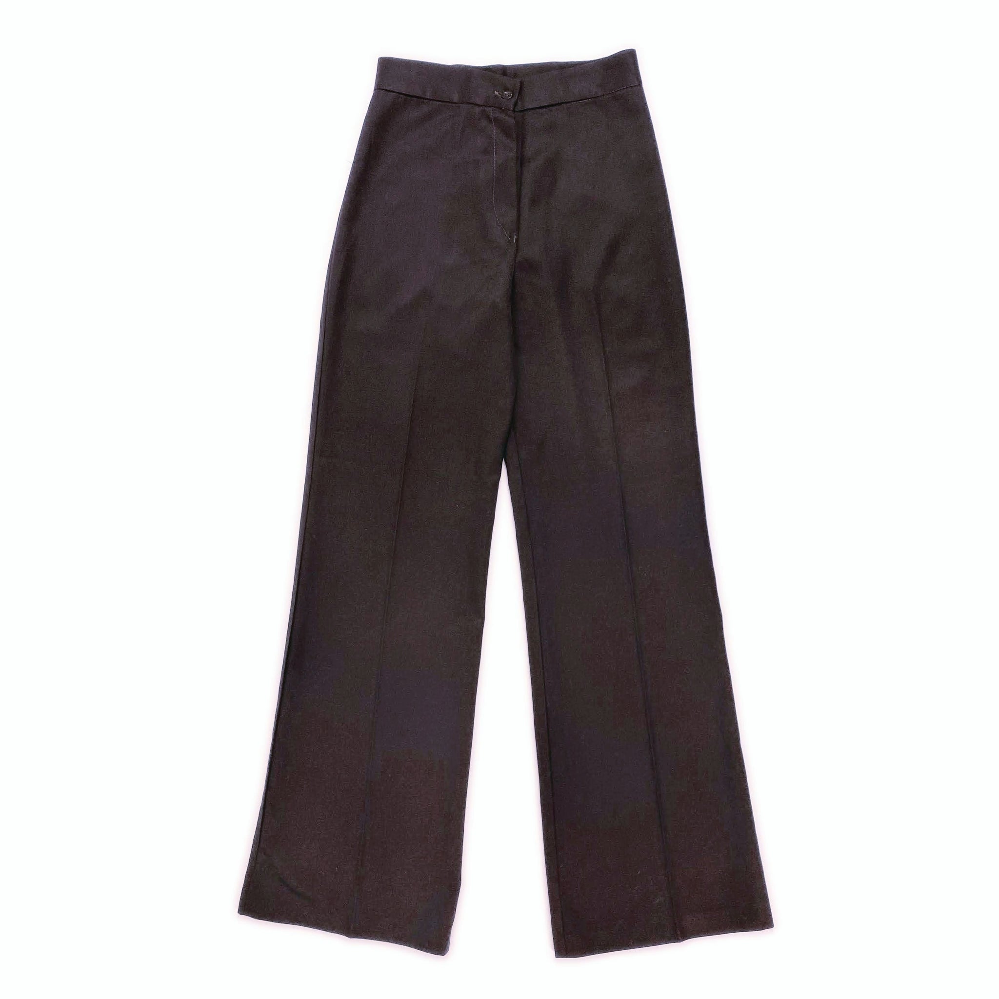 1970's Vintage Deadstock Dark Brown Flared Pants