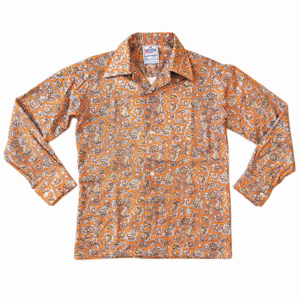 1970's Vintage Paisley Shirt Deadstock - Style #6 Kitsch Vintage