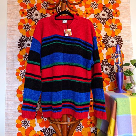 1980's Vintage Colourblock Sweater