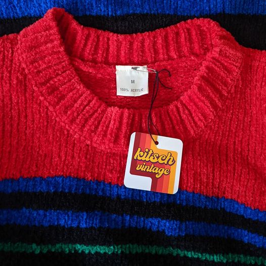 1980's Vintage Colourblock Sweater