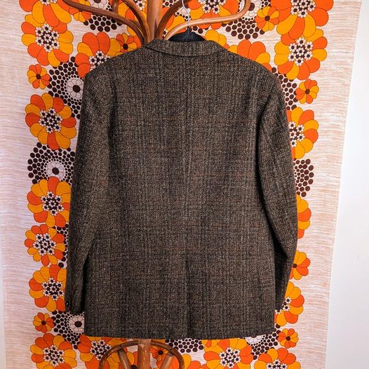 1940's Vintage Wool Men's Tweed Coat