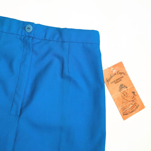 1970's Vintage Deadstock Blue Flared Pants