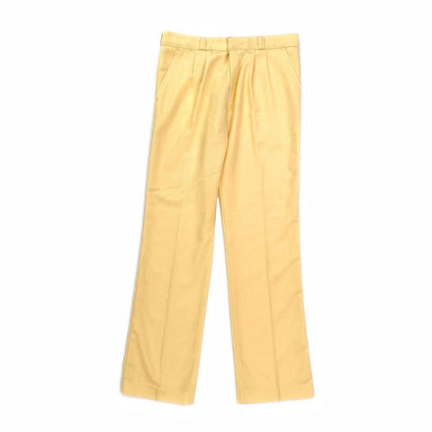 1970's Vintage Deadstock Light Yellow Trousers