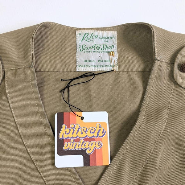 60's / 70's Vintage Australian Scouts Shirt Kitsch Vintage