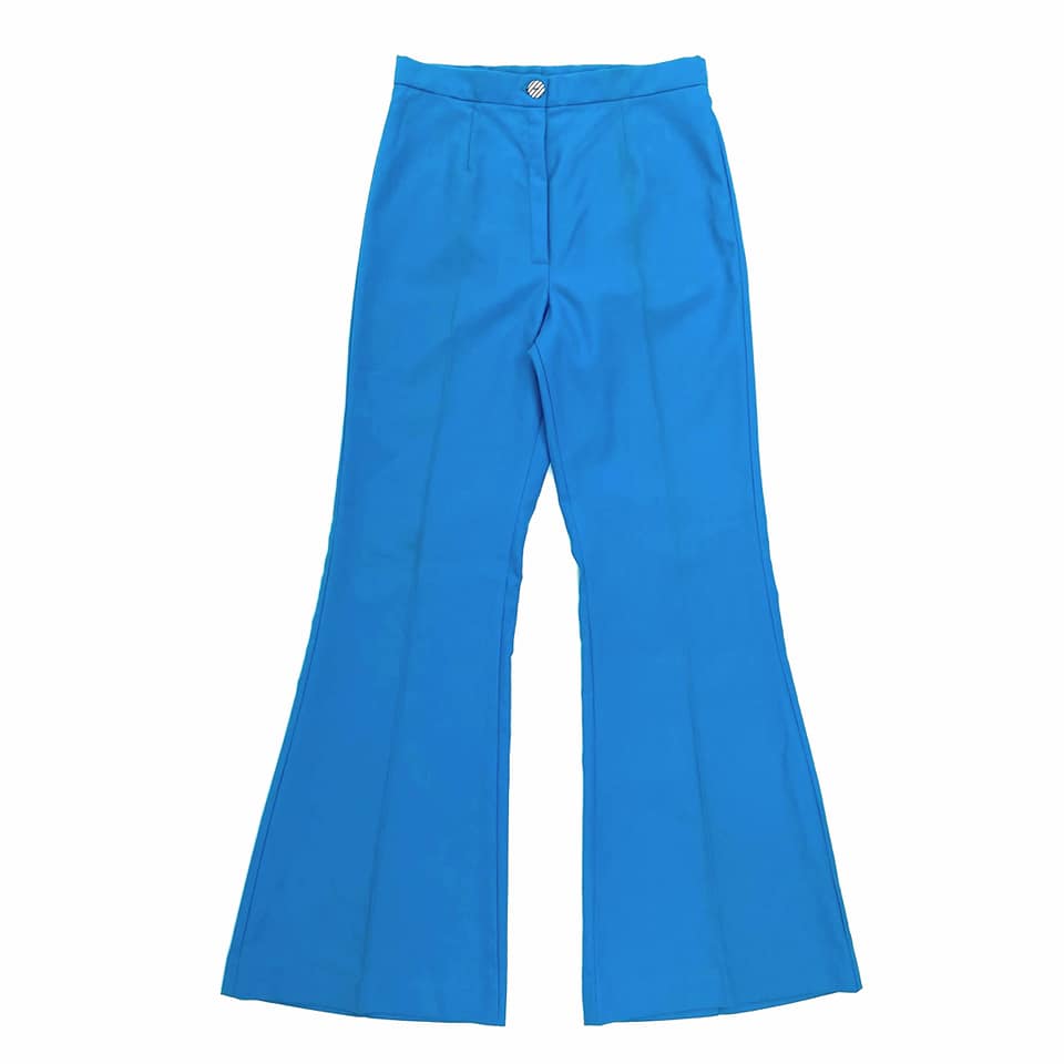 1970's Vintage Deadstock Blue Flared Pants