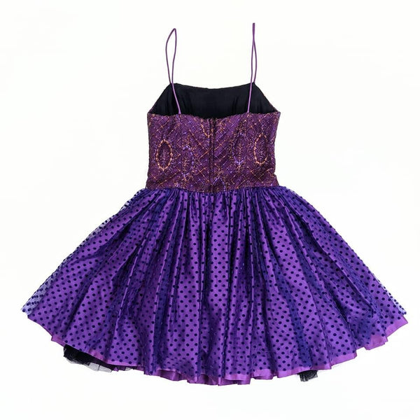 80's / 90's Vintage Purple Party Dress