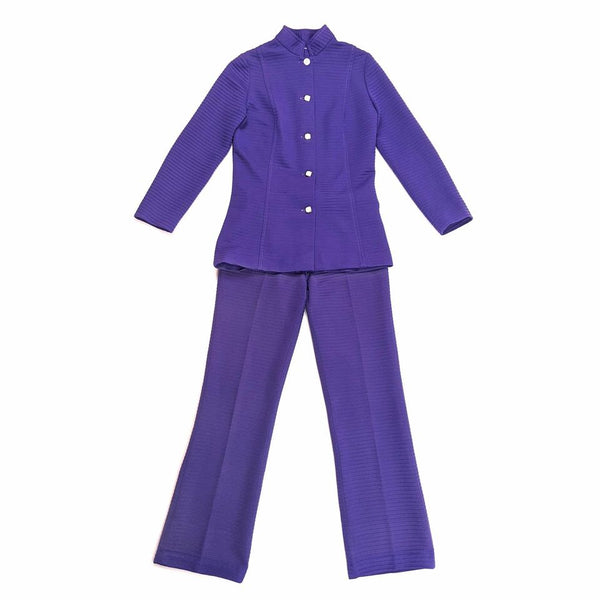 1960's Vintage Purple Top and Pants Set