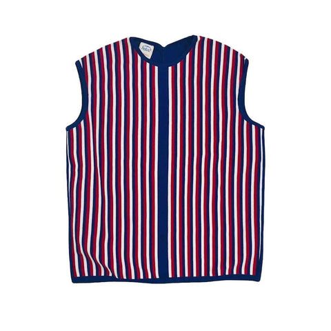 1960's Vintage Mod Sailor-style Striped Knit Top